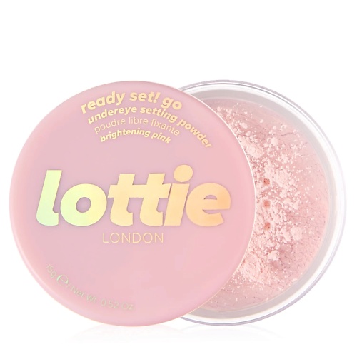 LOTTIE LONDON Финишная полупрозрачная пудра Ready Set! Go
