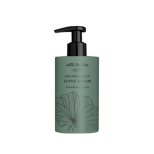 WILD NATURE Гель для мытья рук и тела Green & White Lotus Dream Hand & Body Wash 290