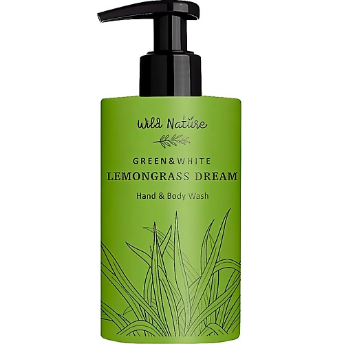 WILD NATURE Гель для мытья рук и тела Green & White Lemongrass Dream Hand & Body Wash 290
