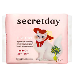 Прокладки хлопковые гигиенические Pure Love Medium