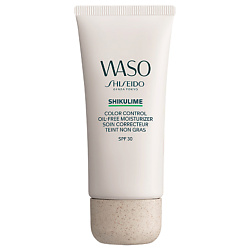 Увлажняющий крем, выравнивающий тон кожи, без содержания масел, SPF 30 Waso Shikulime