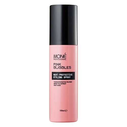 MONE PROFESSIONAL Спрей для волос термозащитный Pink Bubbles 150