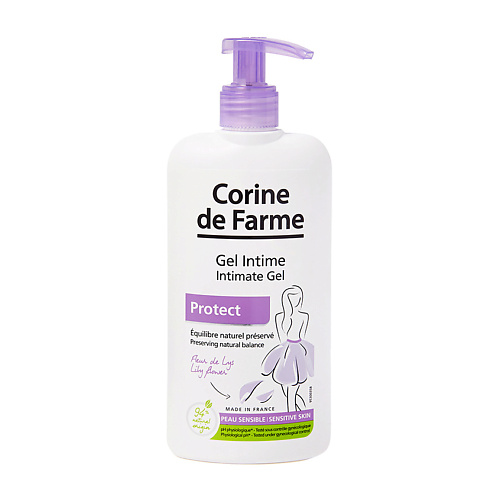 CORINE DE FARME Гель для душа для интимной гигиены с пребиотиками Intimate gel Protect 250