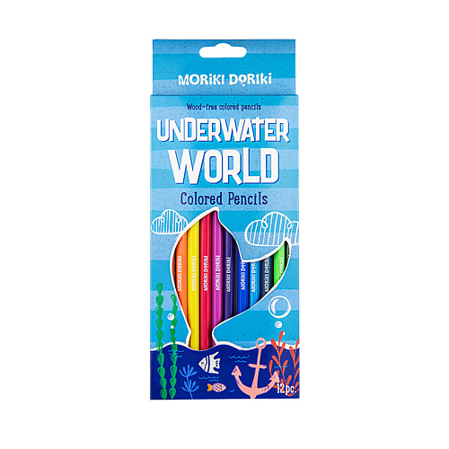 MORIKI DORIKI Цветные карандаши UNDERWATER WORLD