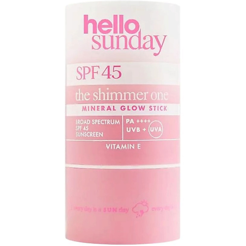 HELLO SUNDAY Стик для лица и тела SPF 45 The Shimmer One Mineral Stick