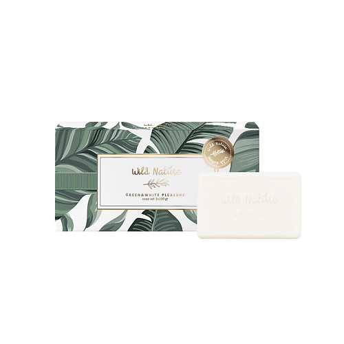 WILD NATURE Набор кускового мыла GREEN & WHITE PLEASURE