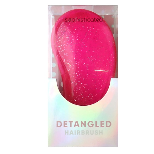 ЛЭТУАЛЬ Щётка для волос эргономичной формы PINK GLITTER SOPHISTICATED