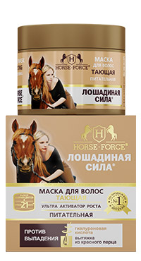 Маска Тающая питательная для волос с вытяжкой из перца и гиалуроновой кислотой, от выпадения и для роста волос